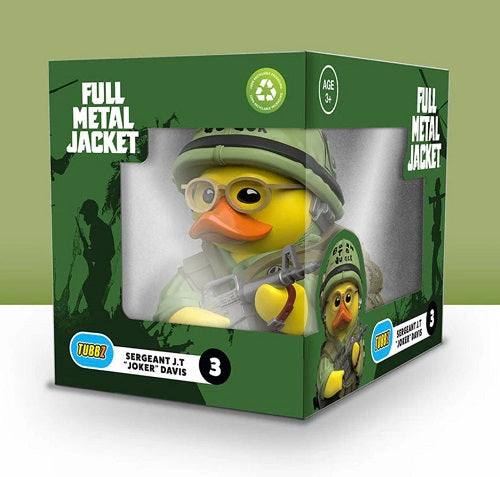 Numskull - TUBBZ - Full Metal Jacket - Sergeant JT "Joker" Davis 3 (Boxed Edition) - 10 cm Collectible Duck
