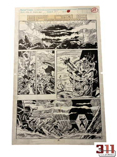 Original Comic Art - Web of Spiderman #80 - Page #29 - Alex Saviuk and Keith Williams (1991)