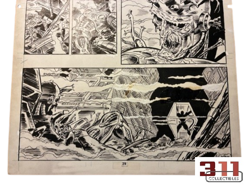 Original Comic Art - Web of Spiderman #80 - Page #29 - Alex Saviuk and Keith Williams (1991)