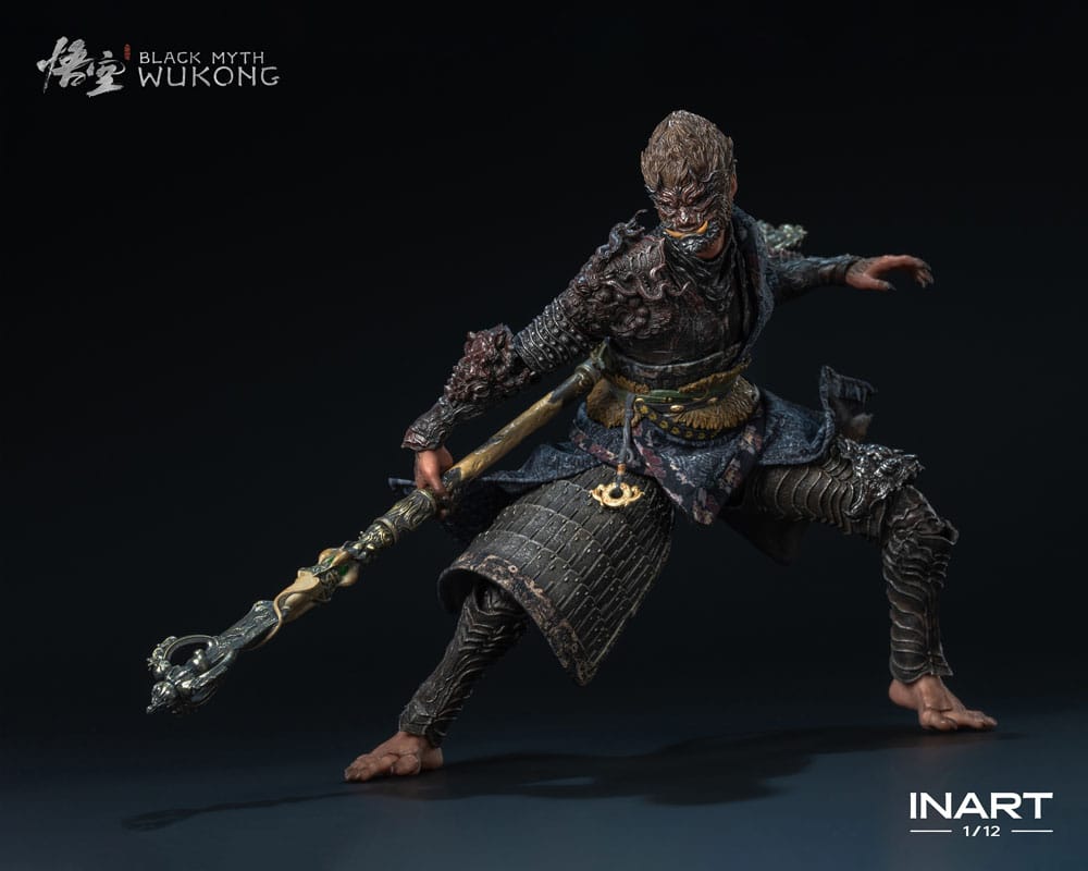Queen Studios - INART Action - Black Myth: Wukong - The Destined One (Bronze Armor Set, Deluxe Version) - 1/12 Scale Action Figure