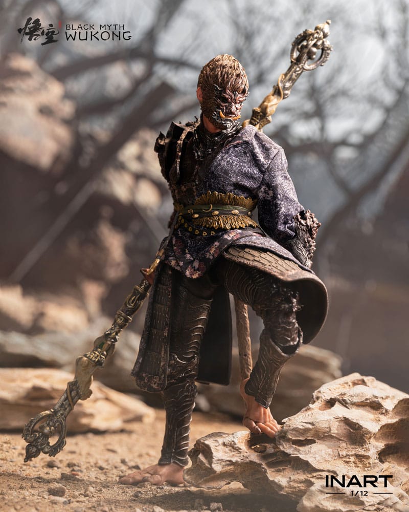 Queen Studios - INART Action - Black Myth: Wukong - The Destined One (Bronze Armor Set, Deluxe Version) - 1/12 Scale Action Figure