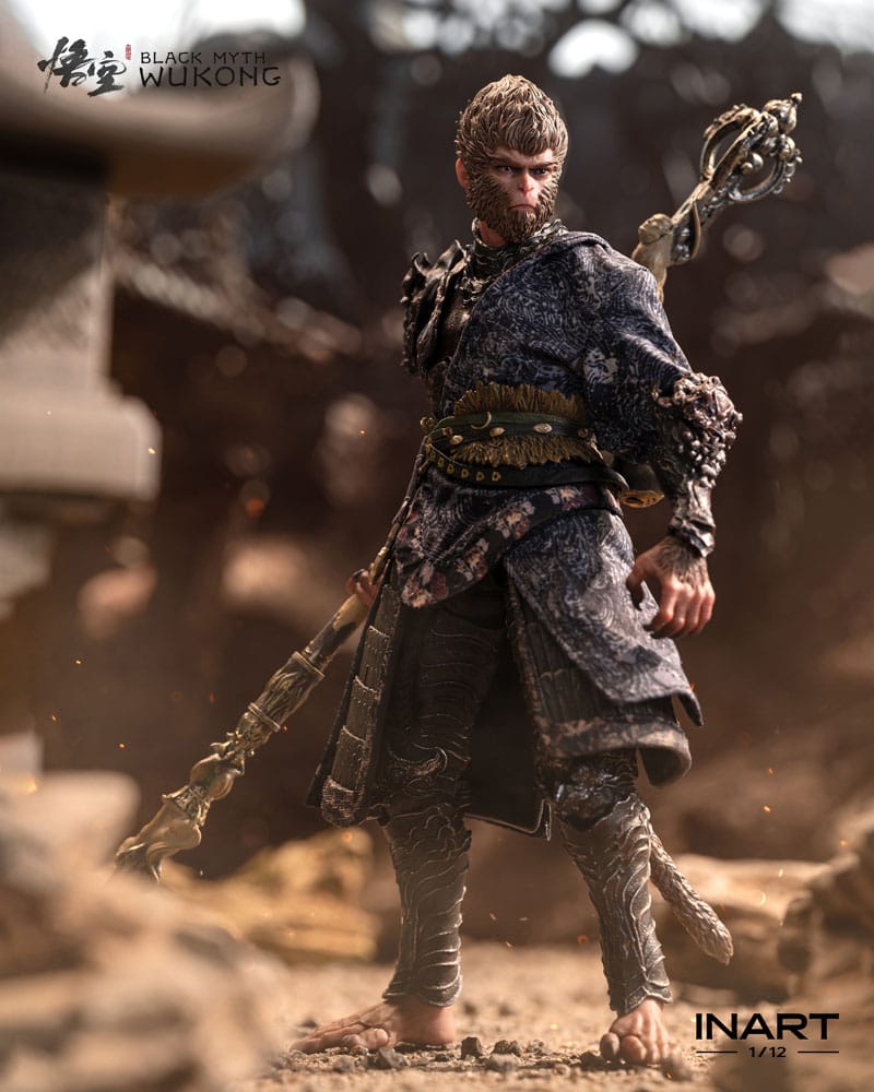 Queen Studios - INART Action - Black Myth: Wukong - The Destined One (Bronze Armor Set, Deluxe Version) - 1/12 Scale Action Figure