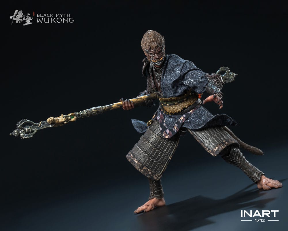 Queen Studios - INART Action - Black Myth: Wukong - The Destined One (Bronze Armor Set, Deluxe Version) - 1/12 Scale Action Figure
