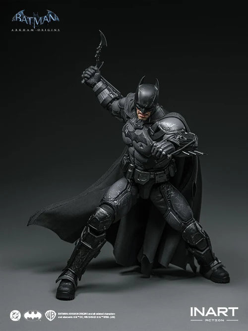Queen Studios - INART Action - Batman: Arkham Origins - Batman (Battle Damaged Version) - 1/12 Scale (18 cm) Action Figure