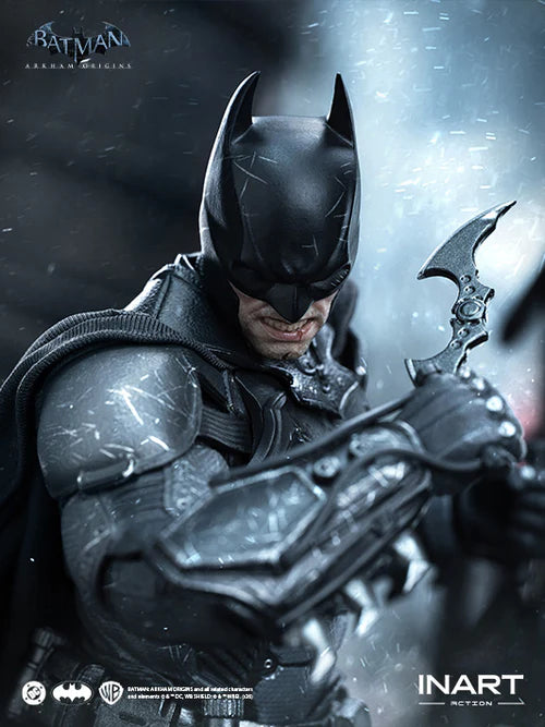 Queen Studios - INART Action - Batman: Arkham Origins - Batman (Battle Damaged Version) - 1/12 Scale (18 cm) Action Figure