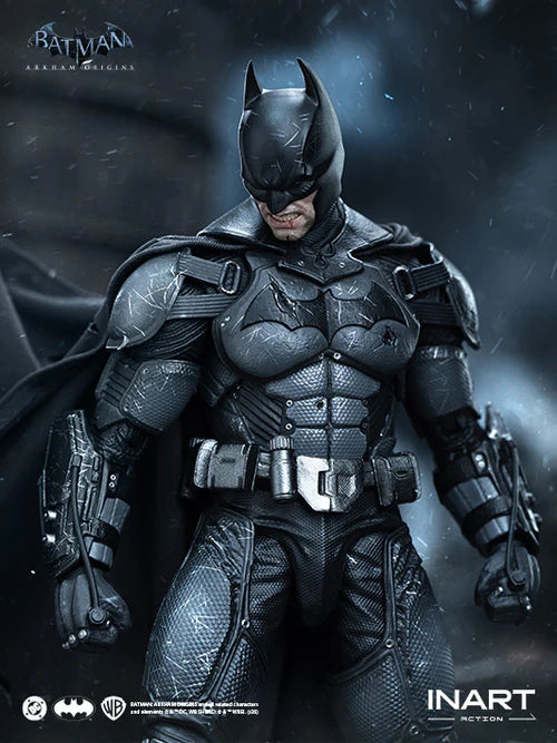 Queen Studios - INART Action - Batman: Arkham Origins - Batman (Battle Damaged Version) - 1/12 Scale (18 cm) Action Figure