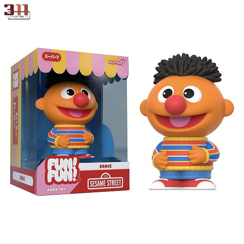 Super7 - FUN! FUN! - Sesame Street - Ernie (Wave 02) - 13 cm Vinyl Action Figure