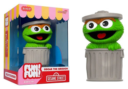 Super7 - FUN! FUN! - Sesamstraße - Oscar the Grouch (Wave 01) - 18 cm Vinyl Actionfigur