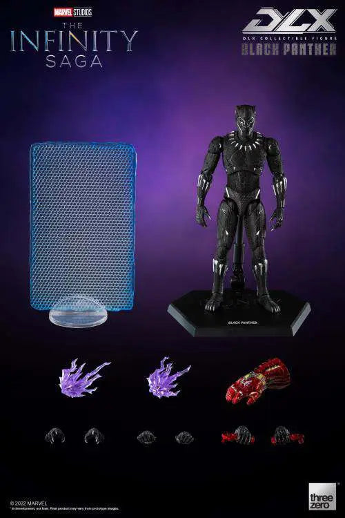 Threezero - DLX - Marvel - Infinity Saga - Black Panther - 16,5 cm Actionfigur