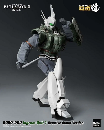 Threezero - Robo-dou - Patlabor 2: The Movie - Ingram Unit 1 Reactive Armor Version - 23 cm Action Figure