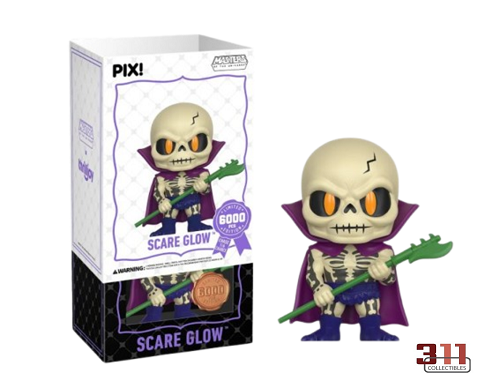 Thrilljoy - PIX! - Masters of the Universe - Scareglow - 10 cm Collectible Figure (6000pcs, Opened Hero (Common) Variant)