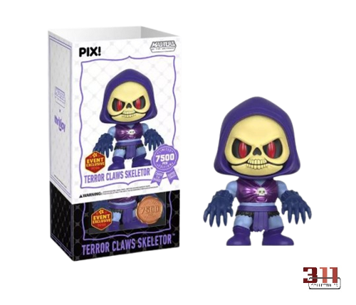 Thrilljoy - PIX! - Masters of the Universe - Terror Claws Skeletor - 10 cm Collectible Figure (7500pcs, Geopende Hero (Common) Variant)