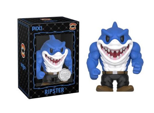 Thrilljoy - PIX! - Street Sharks - Ripster (5000 Stück, Geöffnete Helden (Common) Variante) - 10 cm Sammlerfigur
