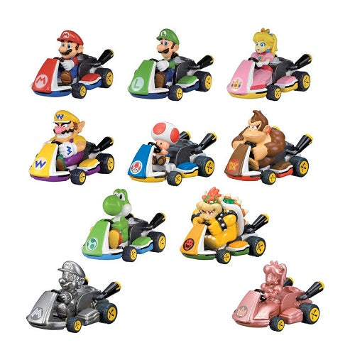 Tomy - Mario Kart Mystery - Mario Kart Pull Back Cars Mystery Pack (1pc)
