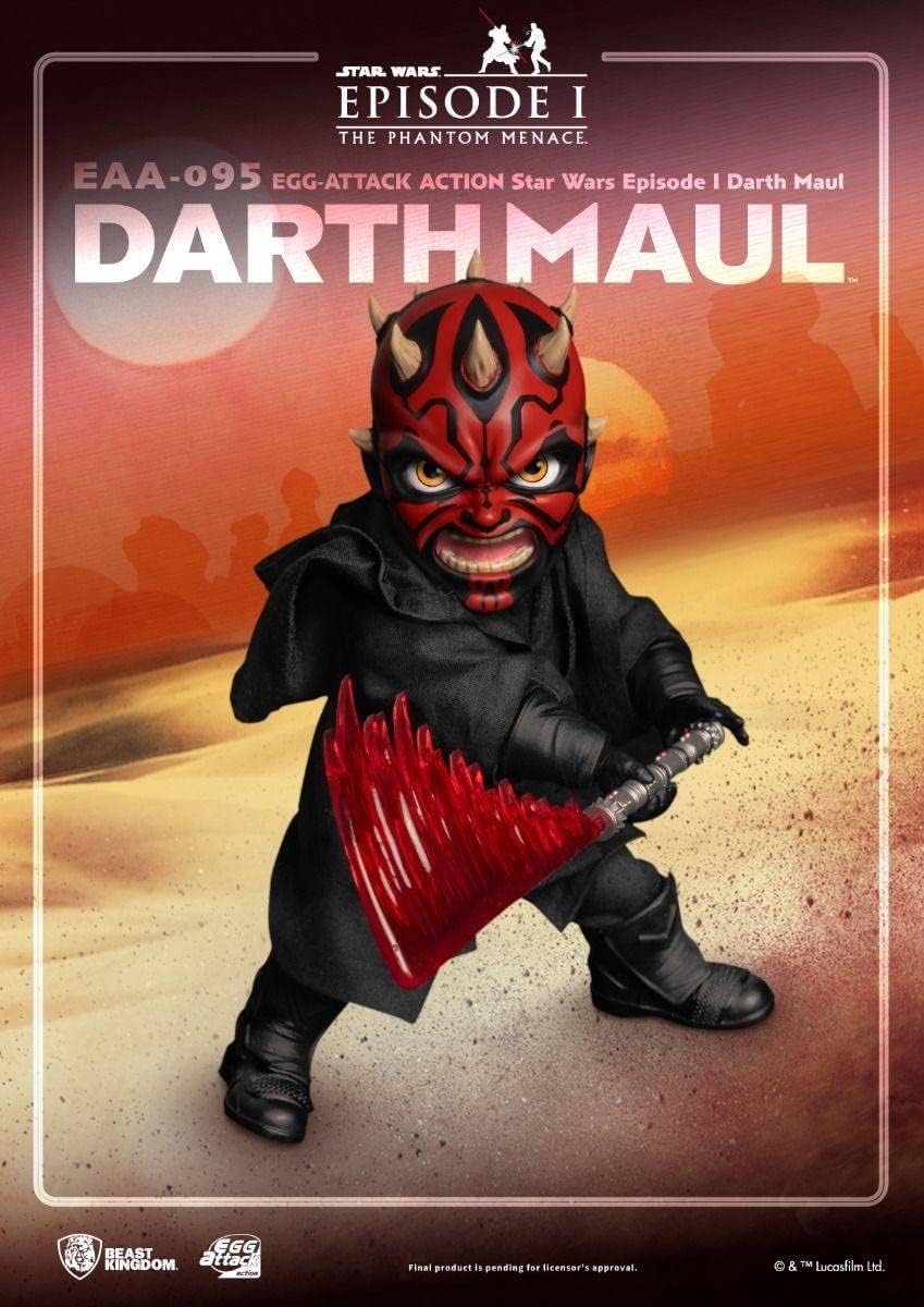 Beast Kingdom - Star Wars: Episode I – The Phantom Menace - Egg Attack Action - Darth Maul (EAA-095, Geopend) - 6″ Action Figure