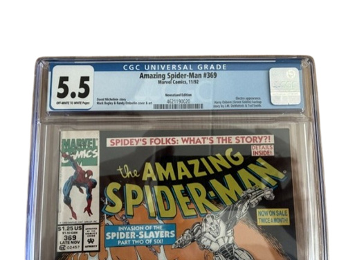 CGC - Universal Grade - Marvel - Amazing Spider-Man #369 (11/1992, 5.5) - Graded Comic Book