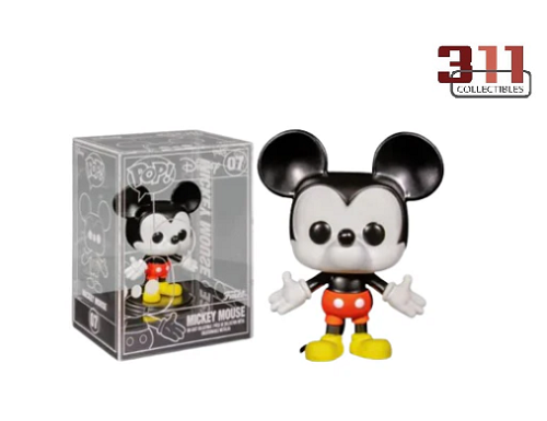 Funko - POP! - Disney - Mickey Mouse n° 07 (Métal moulé sous pression) (Exclusivité Funko.com) - Figurine en vinyle