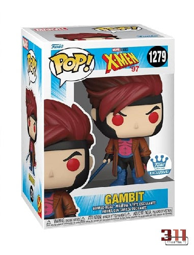 Funko - POP! - Marvel - X-Men '97 - Gambit #1279 (Funko.com Exclusive) - Vinyl Figure