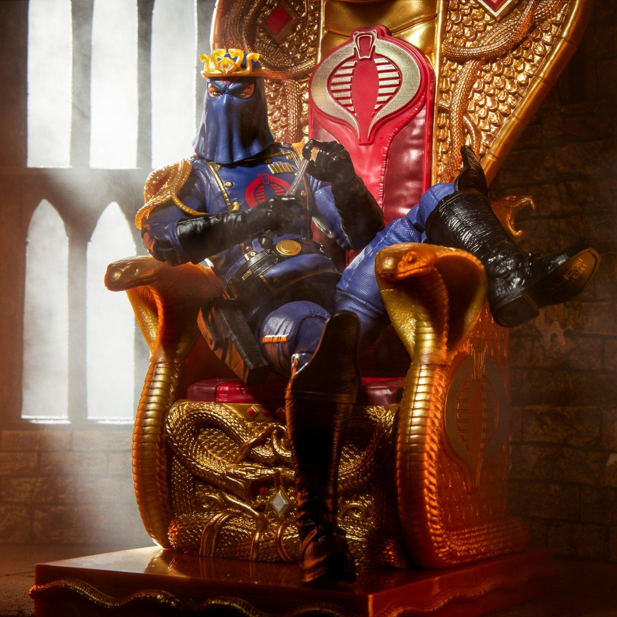 Hasbro - G.I. Joe Classified Series - Cobra Commander (Dress Uniform & Throne) #221 - 6” Action Figure Set