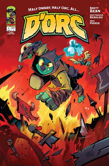 Image Comics - D’orc #1 (Dritte Auflage, Brett Bean Cover) - CGC 9.8 Universal Grade - Bewerteter Comic