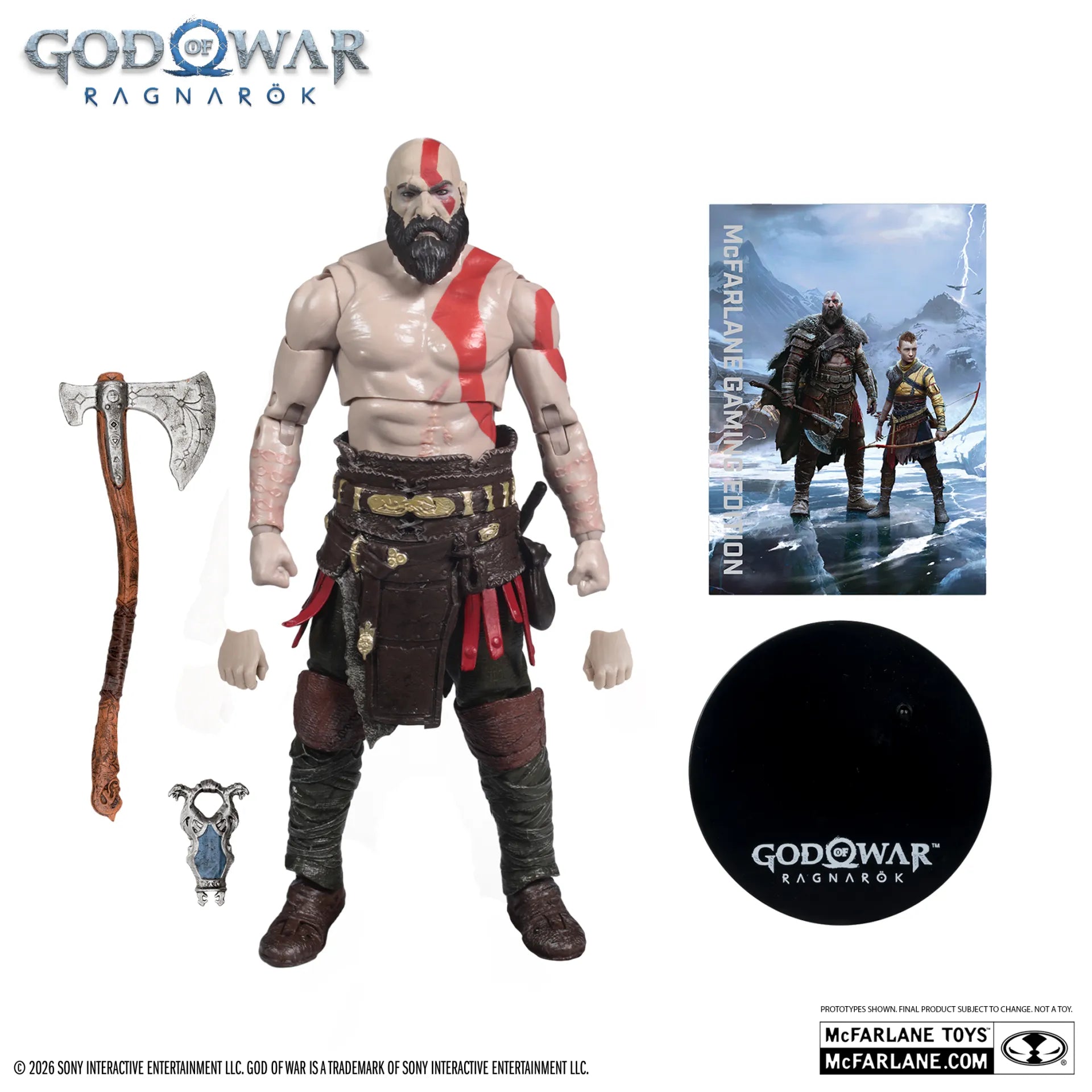 McFarlane Toys - Gaming Edition - God of War: Ragnarok - Kratos - 18 cm Action Figure