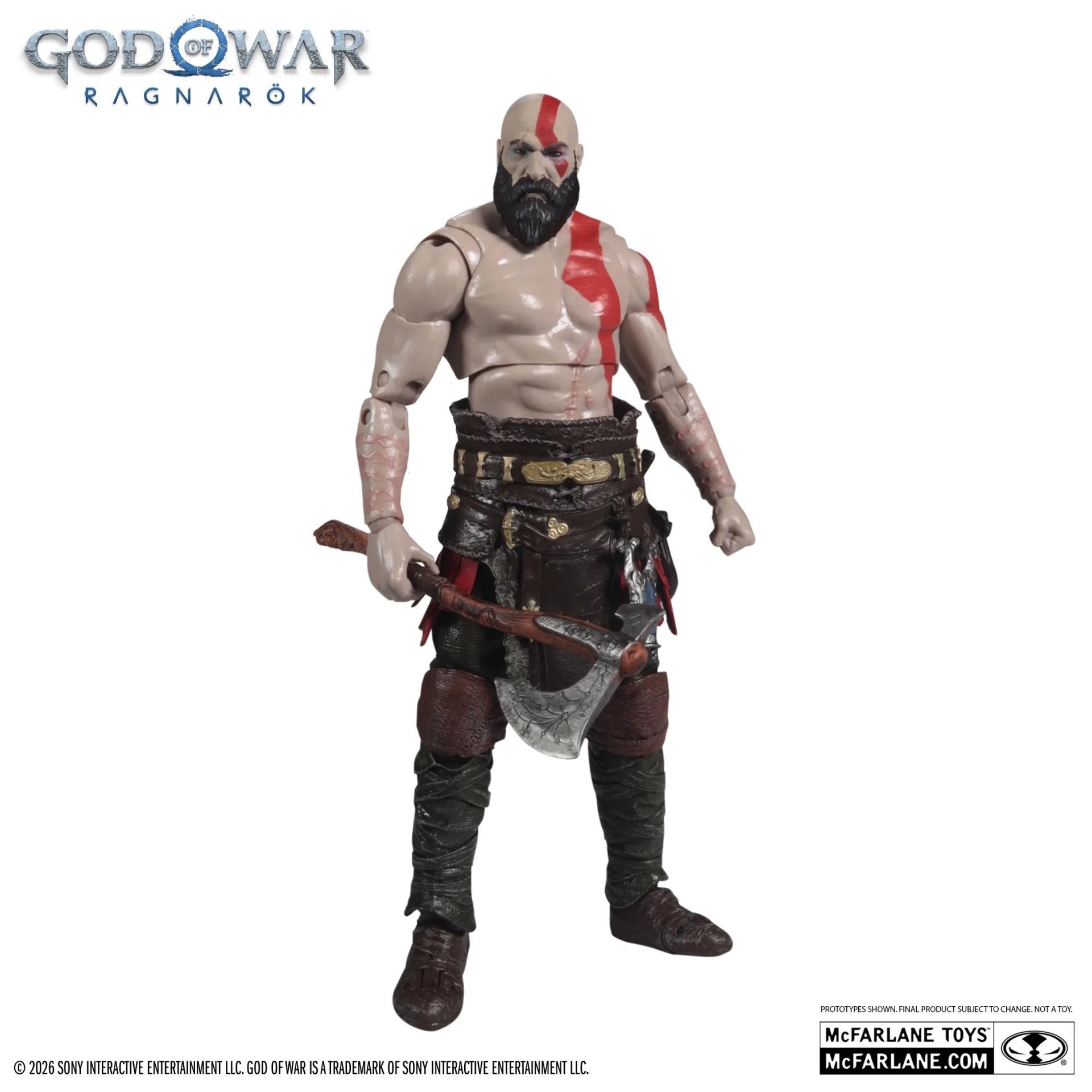 McFarlane Toys - Gaming Edition - God of War: Ragnarok - Kratos - 18 cm Action Figure