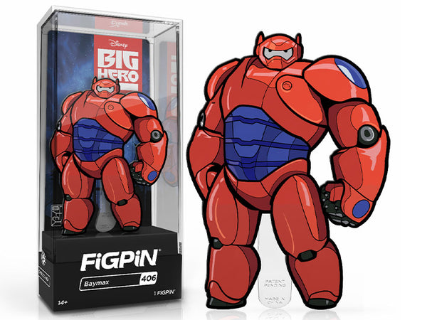 Figpin - Disney - Big Hero Six - Baymax 406 - Collectible Pin with Premium Display Case