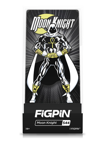 Figpin - Marvel  - Moon Knight - Moon Knight 544 - Collectible Pin with Premium Display Case