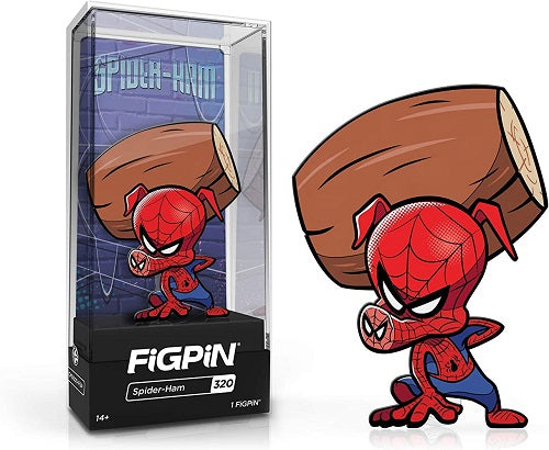 Figpin – Marvel – Spider-Man – Spider-Ham 320 – Sammelnadel mit Premium-Vitrine