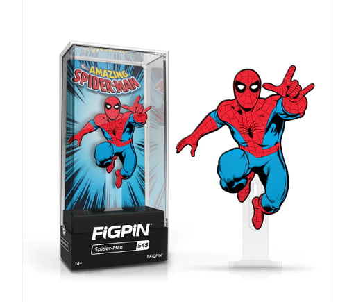 Figpin – Marvel – The Amazing Spider-Man – Spider-Man 545 – Sammelnadel mit Premium-Vitrine