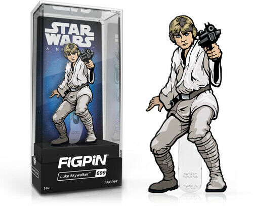 Figpin – Star Wars – Eine neue Hoffnung – Luke Skywalker 699 – Sammelnadel mit Premium-Vitrine