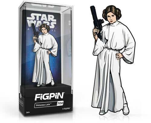 Figpin - Star Wars - A new Hope - Princess Leia 700 - Collectible Pin with Premium Display Case
