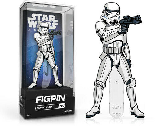 Figpin - Star Wars - A new Hope - Storm Trooper 703 - Collectible Pin with Premium Display Case