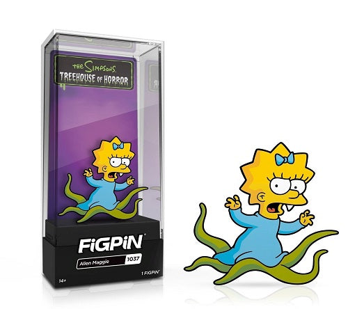 Figpin – The Simpsons – Treehouse of Horror – Alien Maggie 1037 – Sammelnadel mit Premium-Vitrine