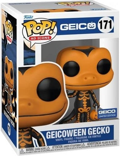 Funko POP! - Werbesymbole - Geico - Geicoween Gecko 171 (Orange)
