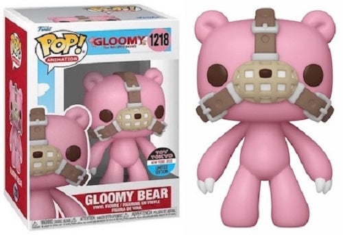 Funko POP! - Animation - Gloomy - The Naughty Grizzly - Gloomy Bear 1218 (beflockt) (exklusiv auf der New York Comic Con)