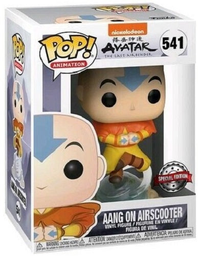 Funko POP! - Animation - Avatar; der letzte Airbender – Aang auf Airscooter 541 (Special Edition Aufkleber)