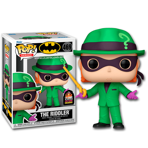 Funko POP! – DC Comics – Helden – Batman – The Riddler 469 (exklusiv auf der LA Comic Con)