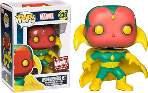 Funko POP! - Marvel – Vision (Avengers #57) 239 (Marvel Collector Corps Exclusive)
