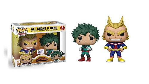 Funko POP! - Animation - My Hero Academia - All Might and Deku (2-pack) (Funimation 2021 Exclusive)