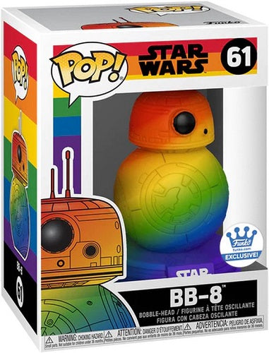 Funko POP! - Star Wars - BB-8 61 (Regenbogen) (exklusiv bei Funko.com)