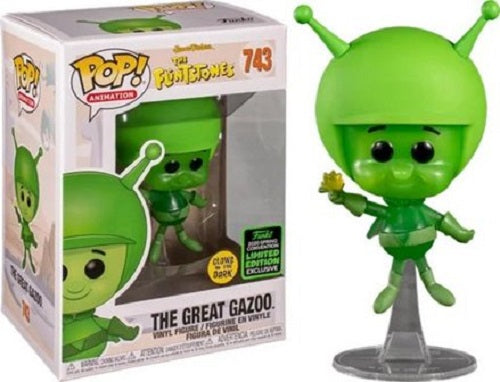 Funko POP! - Animation - The Flintstones - The Great Gazoo 743 (Glows in the Dark) (Spring Convention)