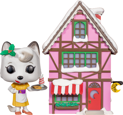 Funko POP! - Christmas - Town Christmas - Peppermint Lane - Alice Cranberry (/w Crescent Moon Diner) 02 (Funkoshop.com limited edition)
