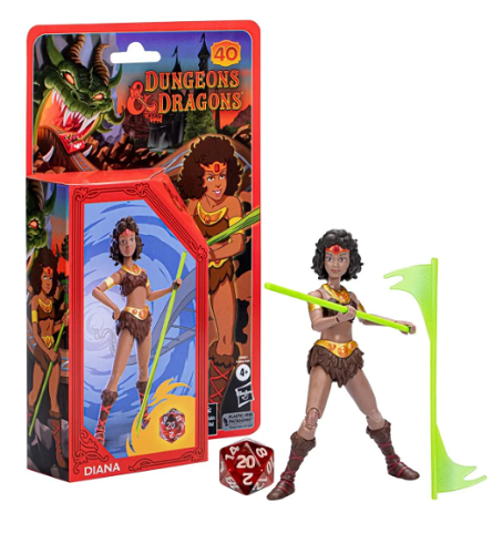 Hasbro - Dungeons and Dragons - 40 Years - Diana (/w d12 dice) (6 inches)