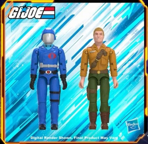 Hasbro - G.I. Joe - G.I. Joe Retro Collection - Duke Vs. Cobra Commander (2-Pack) (O-Ring) (3.75)