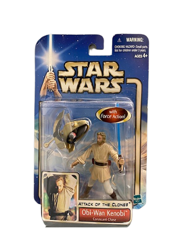 Hasbro - Star Wars - Blue Box Collection - 3.75 - Attack of the Clones - Obi-Wan Kenobi (/w Force Action!)