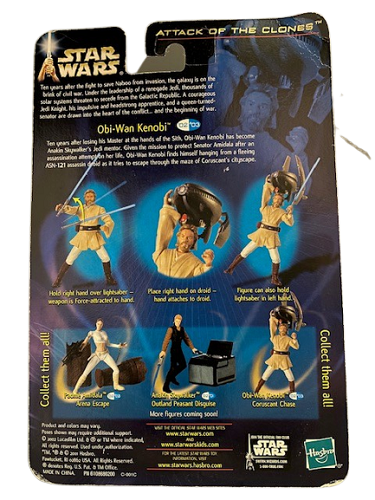 Hasbro - Star Wars - Blue Box Collection - 3.75 - Attack of the Clones - Obi-Wan Kenobi (/w Force Action!)