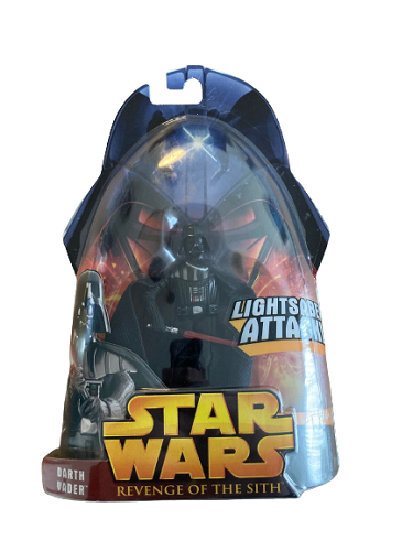 Hasbro - Star Wars - Revenge of the Sith - 3.75 - Darth Vader (Lightsaber Attack)
