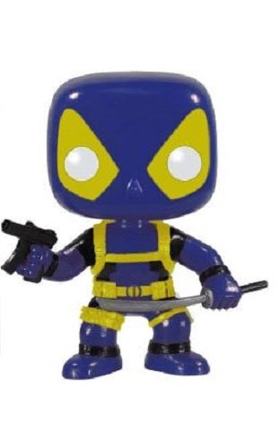 Loose Figure - Funko POP! - Deadpool - Deadpool 20 (/w gun and sword) (Blue Yellow) (X-Men)