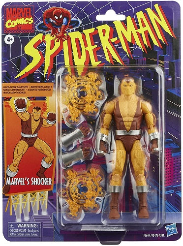 Hasbro - Marvel Legends - Retro Collection - Spiderman die Zeichentrickserie - Shocker